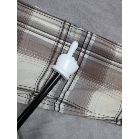 BKE Button Up Shirt Mens Medium Brown Plaid Pearl Snap Athletic Fit Western - Picture 5 of 10